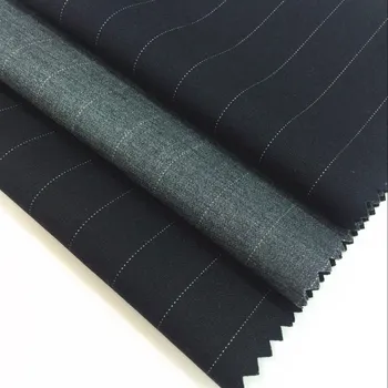 

Factory Sales Shuttle Fabric Uniform Fabric Vertical Stripe Spring and Autumn Fashion Suit Fabric Wholesale