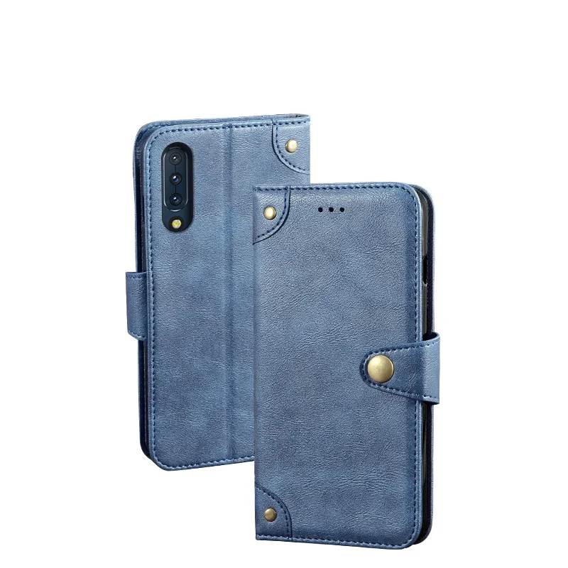 

Business Leather Case For Lenovo Z6 Case Luxury Vintage Flip Wallet Cover For Lenovo Z6 L78121 Retro Phone Cover 6.39 inch