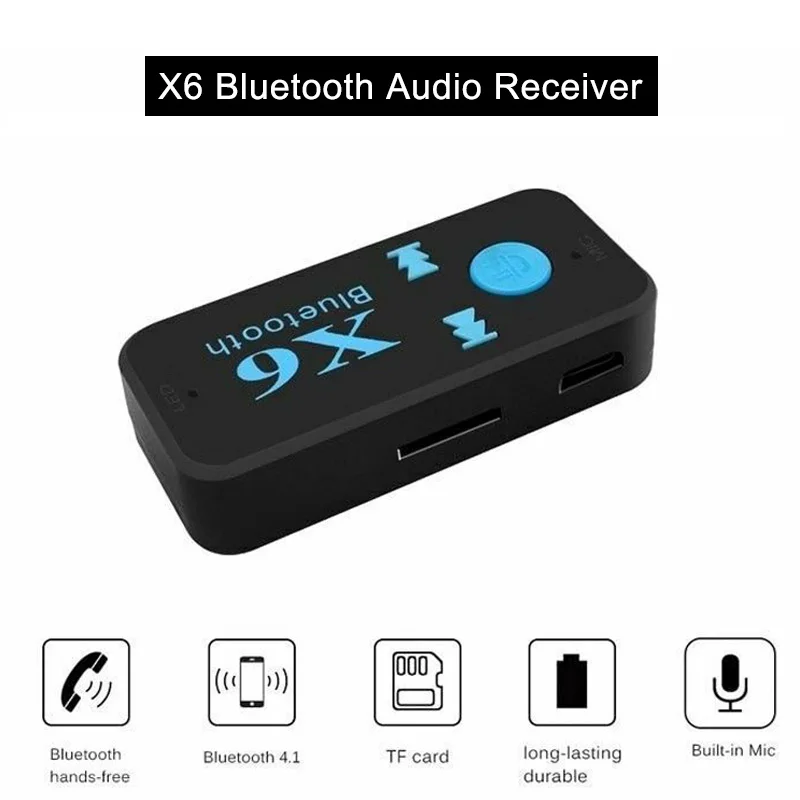 Беспроводной Bluetooth 3,5 мм AUX аудио стерео музыка A2DP Автомобильный приемник громкой связи адаптер ING-SHIPPING