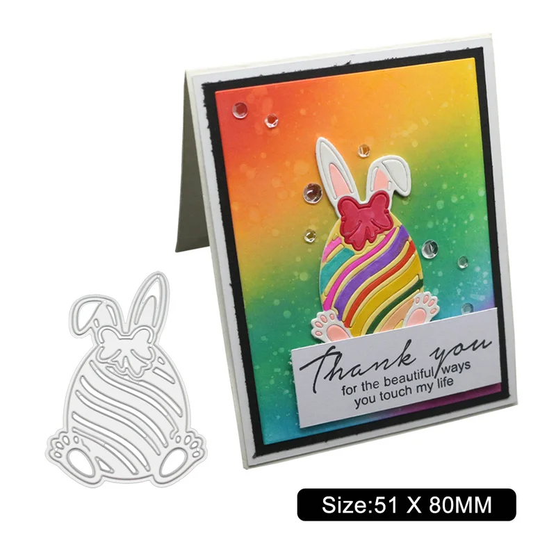 4-Rabbit DIY Зимнее дерево металлические режущие штампы трафарет скрапбук карты Альбом тиснение Ремесло Искусство чайный набор Пшеница Свадебные часы Краб Хэллоуин - Цвет: 4-Rabbit