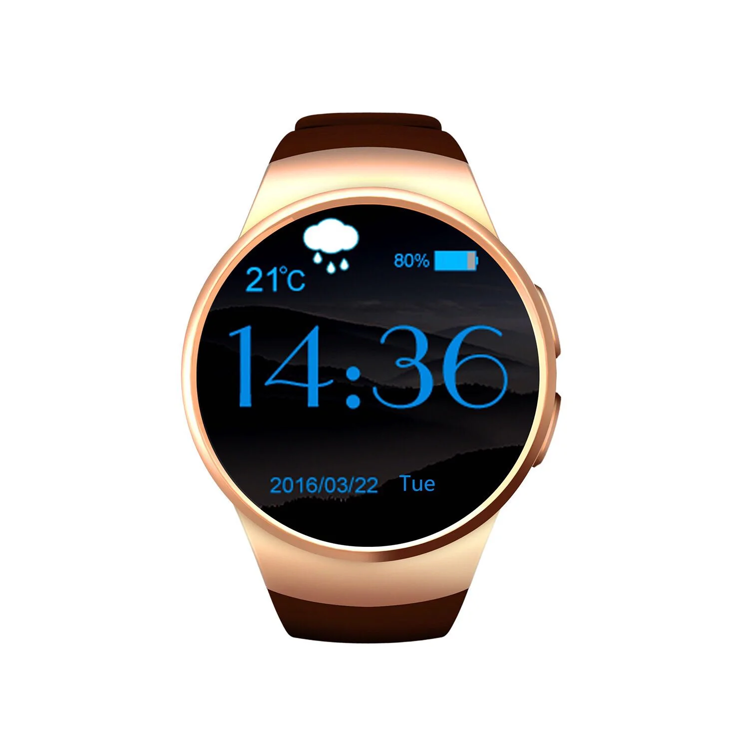 KW18 golden Умные часы Kw18, Bluetooth, gps, позиционирование, пульсометр, шагомер, SIM, умные часы, Android, IOS, мобильные часы, мужские, фитнес-движение - Цвет: KW18 golden