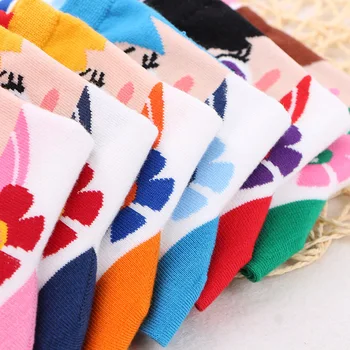 

100 pair/ lot Cartoon Socks Cute Spring Summer Casual Women's Fashion Cotton Sports Sailor Moon Socks