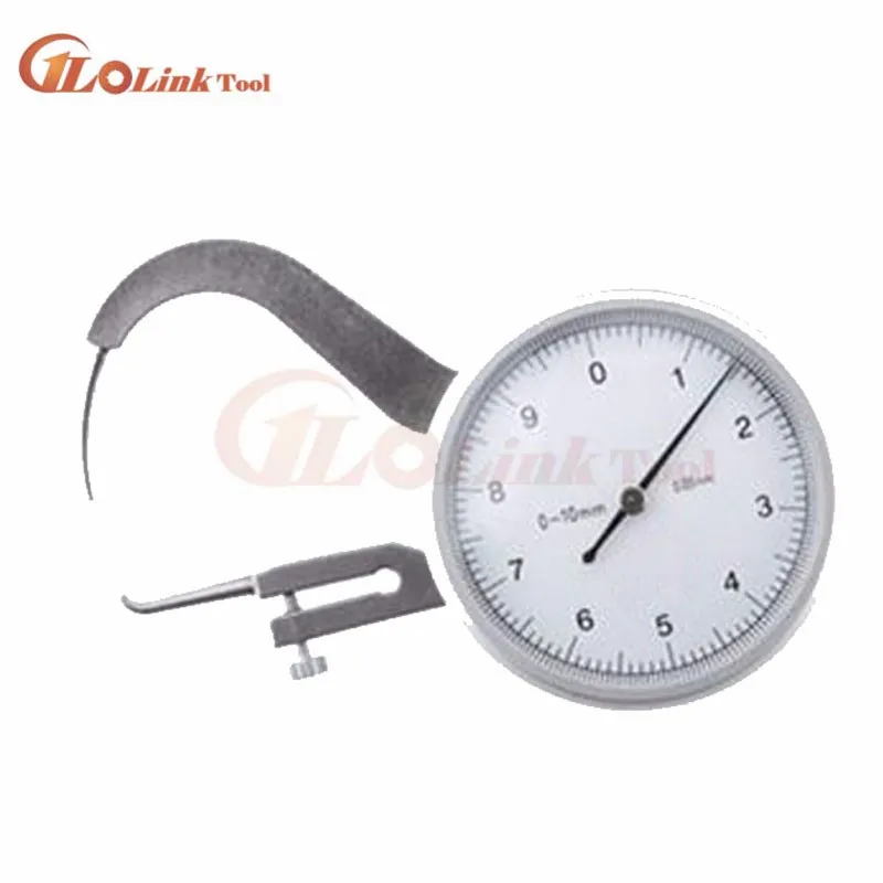 0 10mmx45mm dial thickness gauge tester meter dial caliper gauge 0 10mm