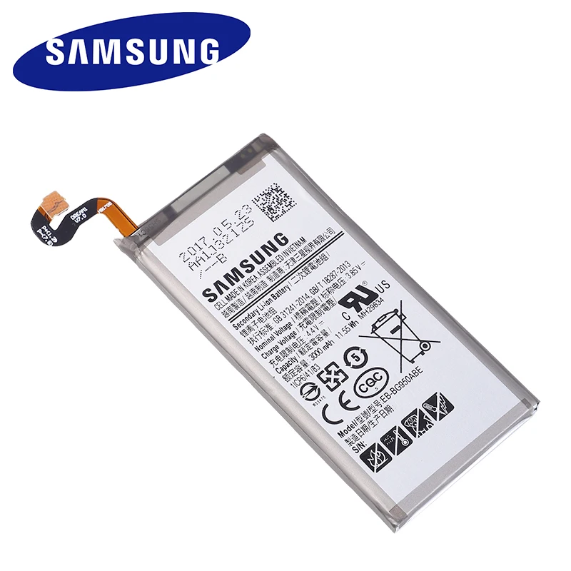 Оригинальный аккумулятор для Galaxy S8 мобильный телефон 3000 мАч G950F G950A G950T G950U G950V