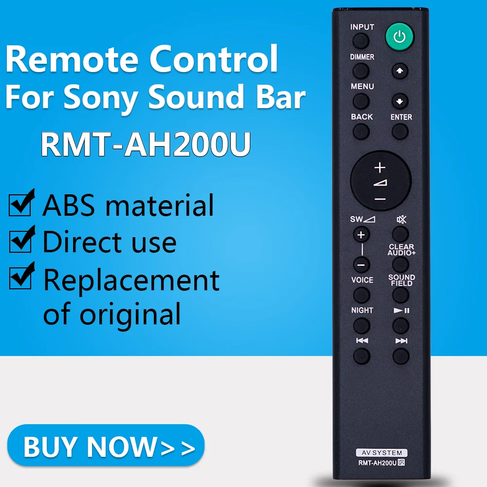 Пульт дистанционного управления Управление подходит для sony RMT-AH200U HT-CT390 HT-RT3