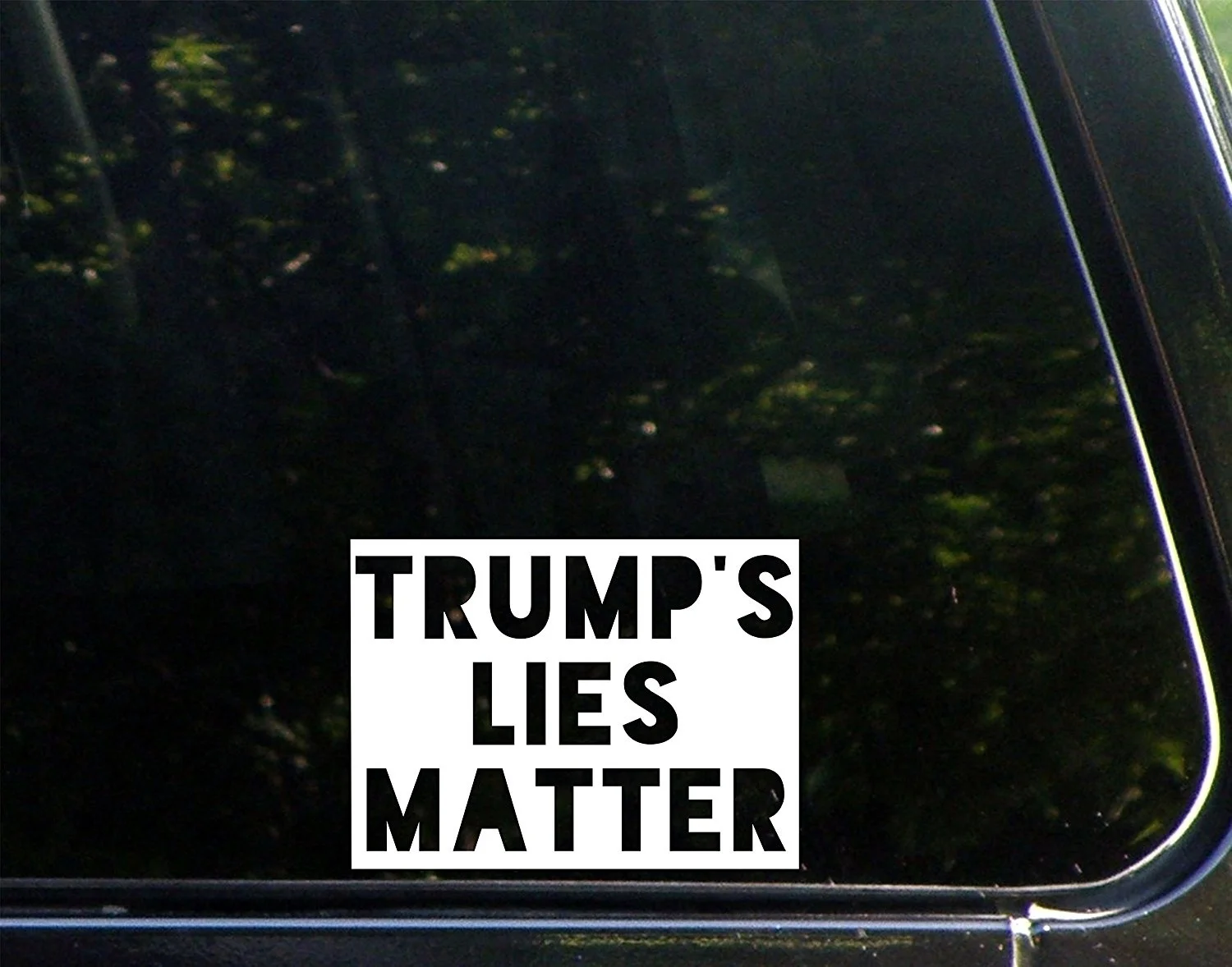 Trump's Lies Matter(" x 3-3/4") наклейка с надрезом на бампер для Windows, компьютеров, грузовиков, ноутбуков и т. Д