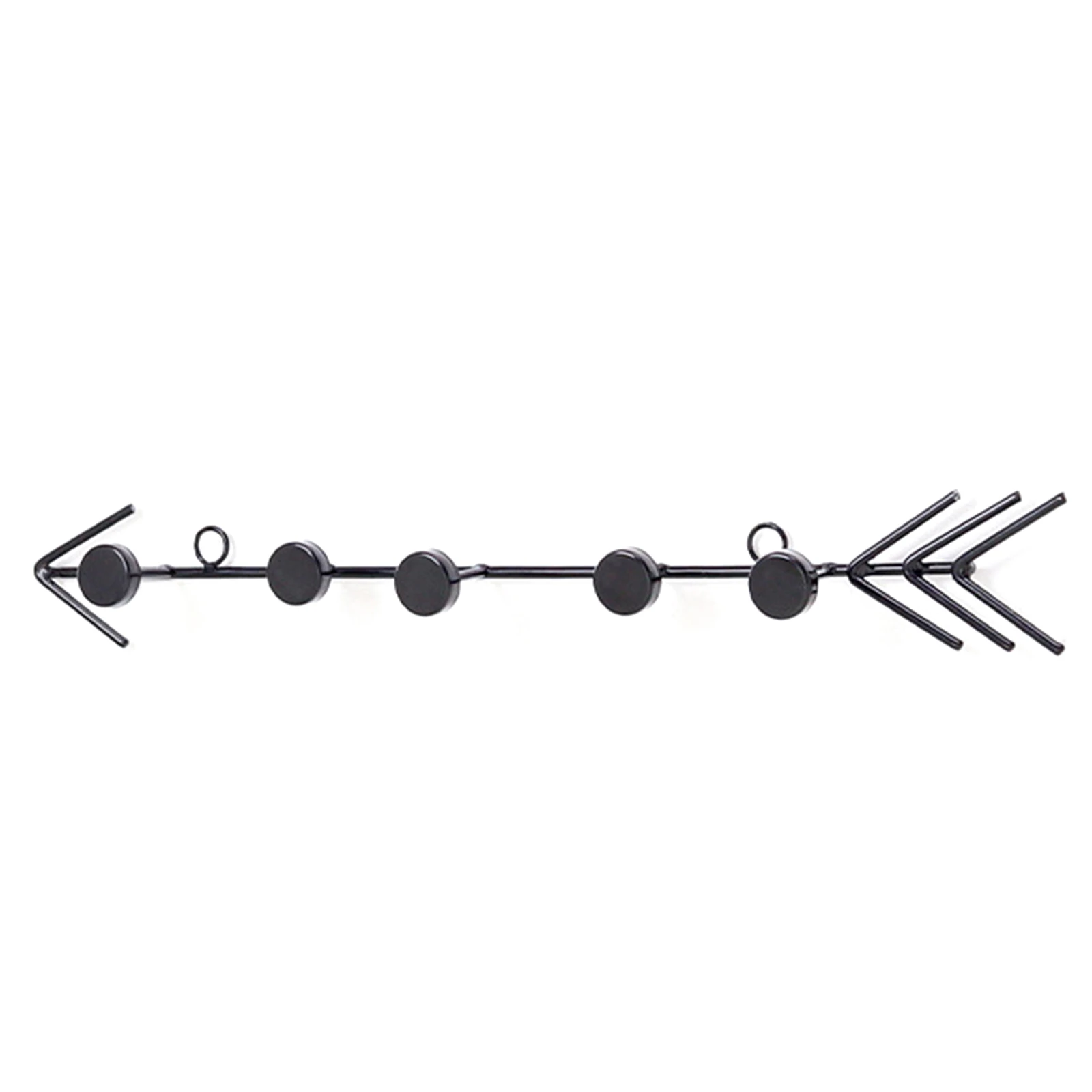Coat Hook Wall Mounted Decorative Metal Hanger with Hanging Holes Creative Modern Art Rail for Hat Key Scarf JY | Дом и сад