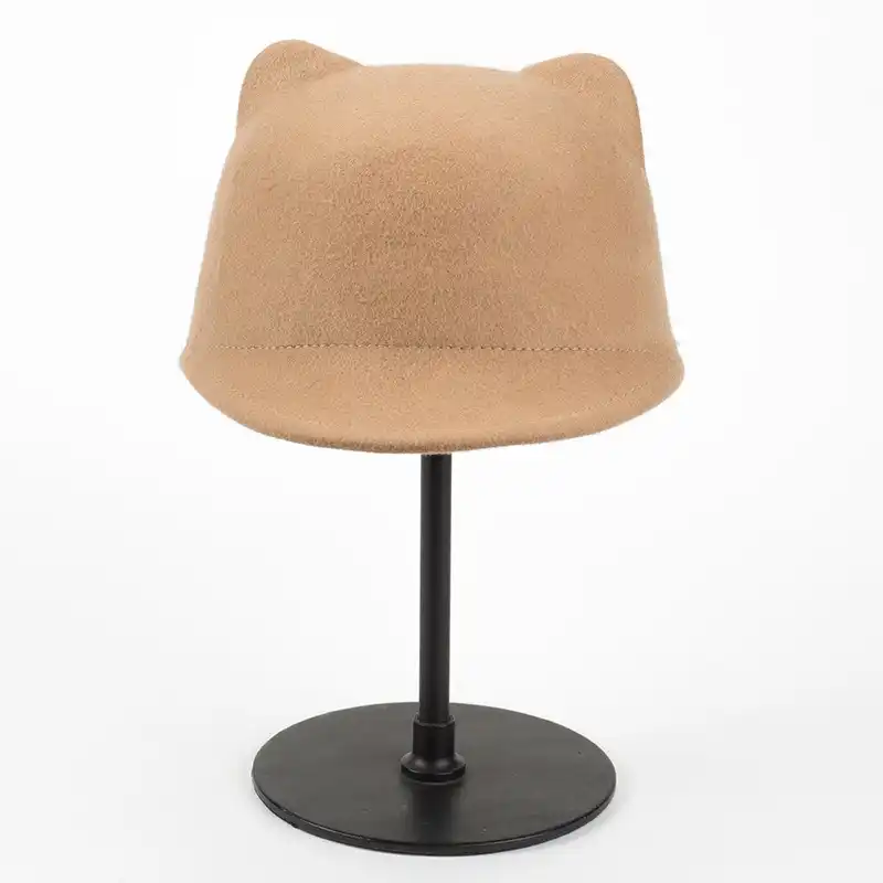 Nuevo Otono Invierno Moda Ocio Lana Para Ninos Lindo Dibujo Oreja Modelado Barba Sombrero Formal Tamano 54cm Aliexpress