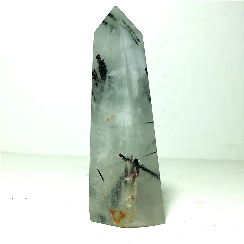 

Wand NATURAL Black tourmaline quartz CRYSTAL POINT HEALING tower