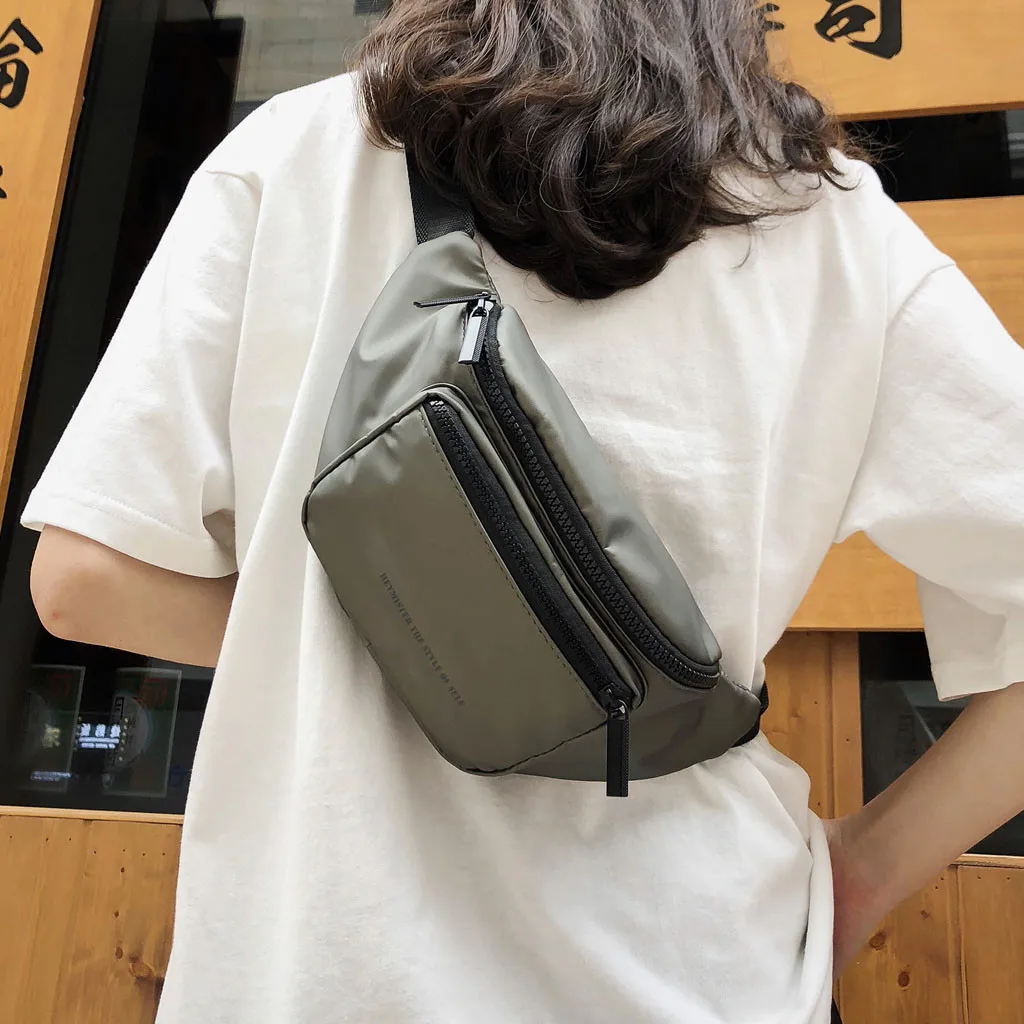 CONEED Fashion Waist Packs Unisex Large Capacity Sports Messenger Shoulder Bag Pouch For Women Run Outdoor Sports Chest Bag