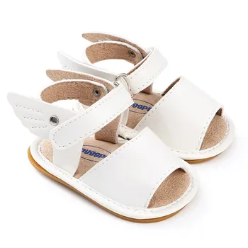 

Baby Girl Sandals PU Newborn Baby Shoes Wings Angel Baby Girl Sandals Fashion Cute Baby Girl Shoes Prewalker