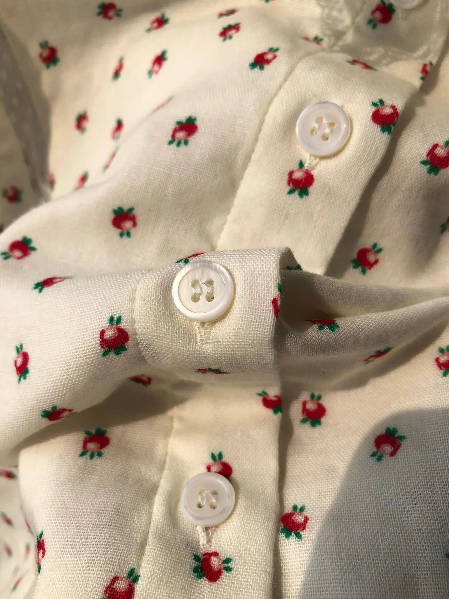 Хлопок, женская блузка с рукавом три четверти, цветочный принт, свободная рубашка, милая блузка, Новинка