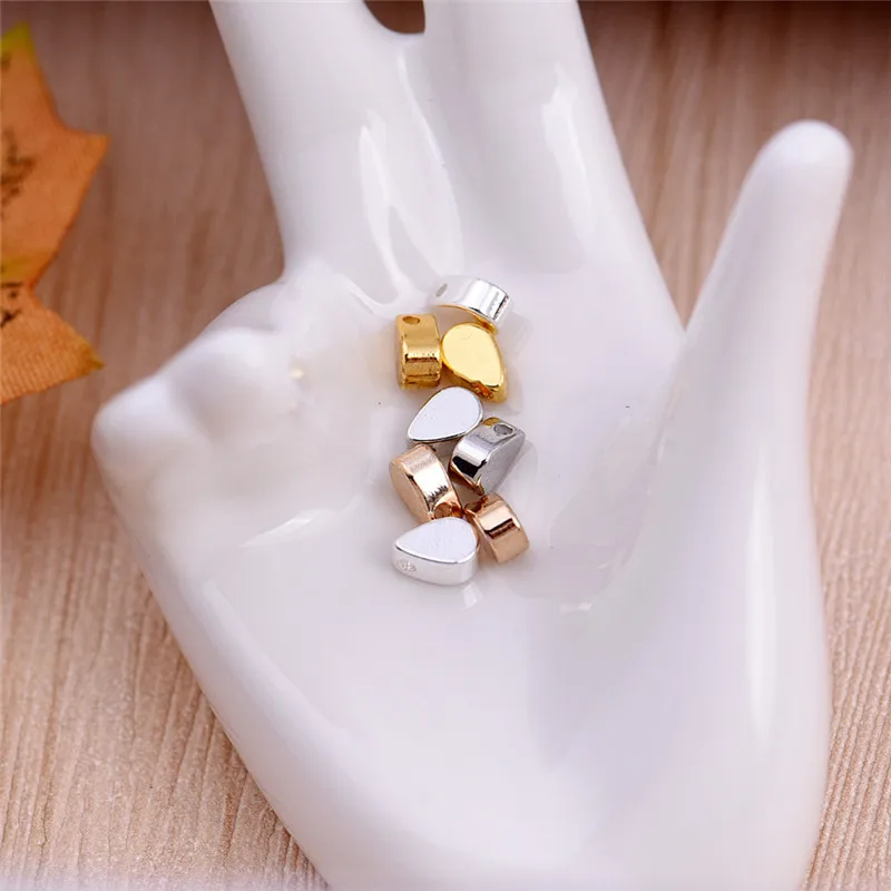 50 шт./лот медные амулеты латунные формы капли воды амулеты кулон DIY ожерелье браслет, ювелирные изделия с бриллиантами делая аксессуары