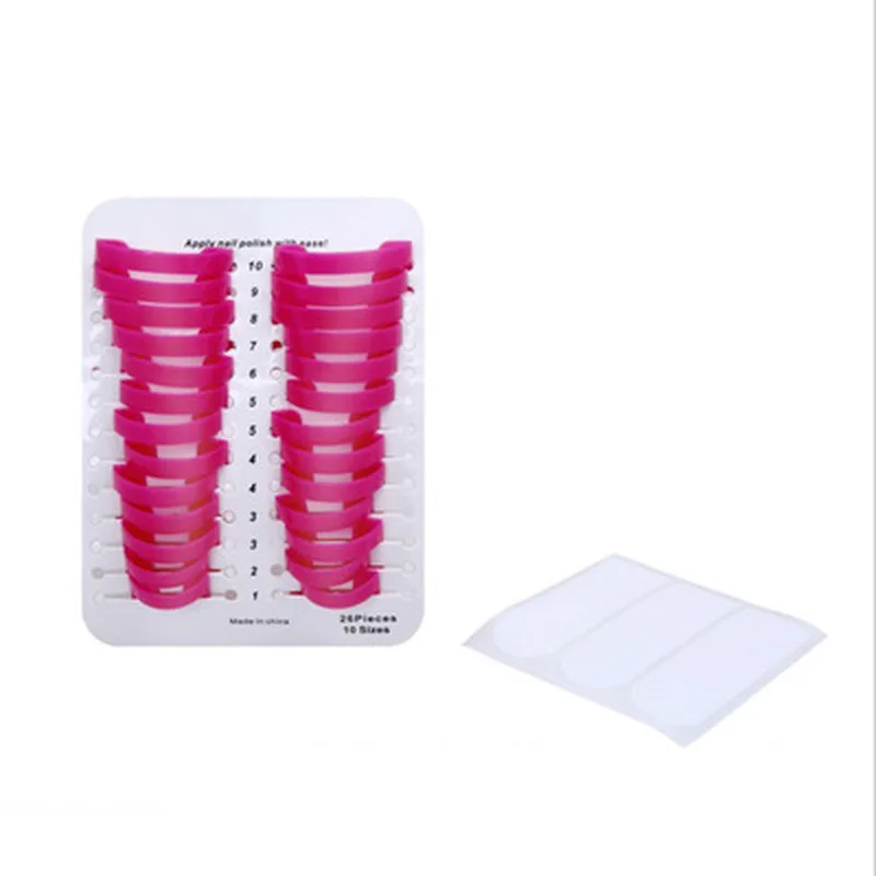 26pcs Nail Protector Cover Nail Art Tools Polish Shield Finger Cover Spill-Proof Stickers Protector