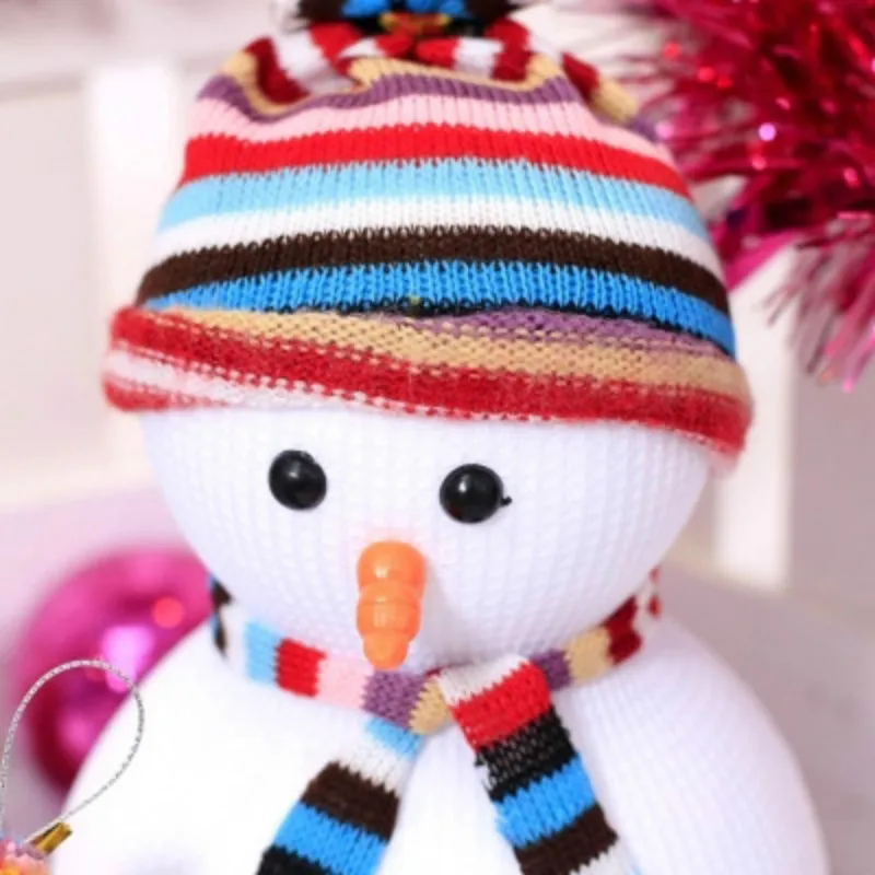 

Exclusive Christmas Decoration For Home Xmas Tree Hanging Decorations Snowman Doll Children's Gift Tiny Toy Random Color