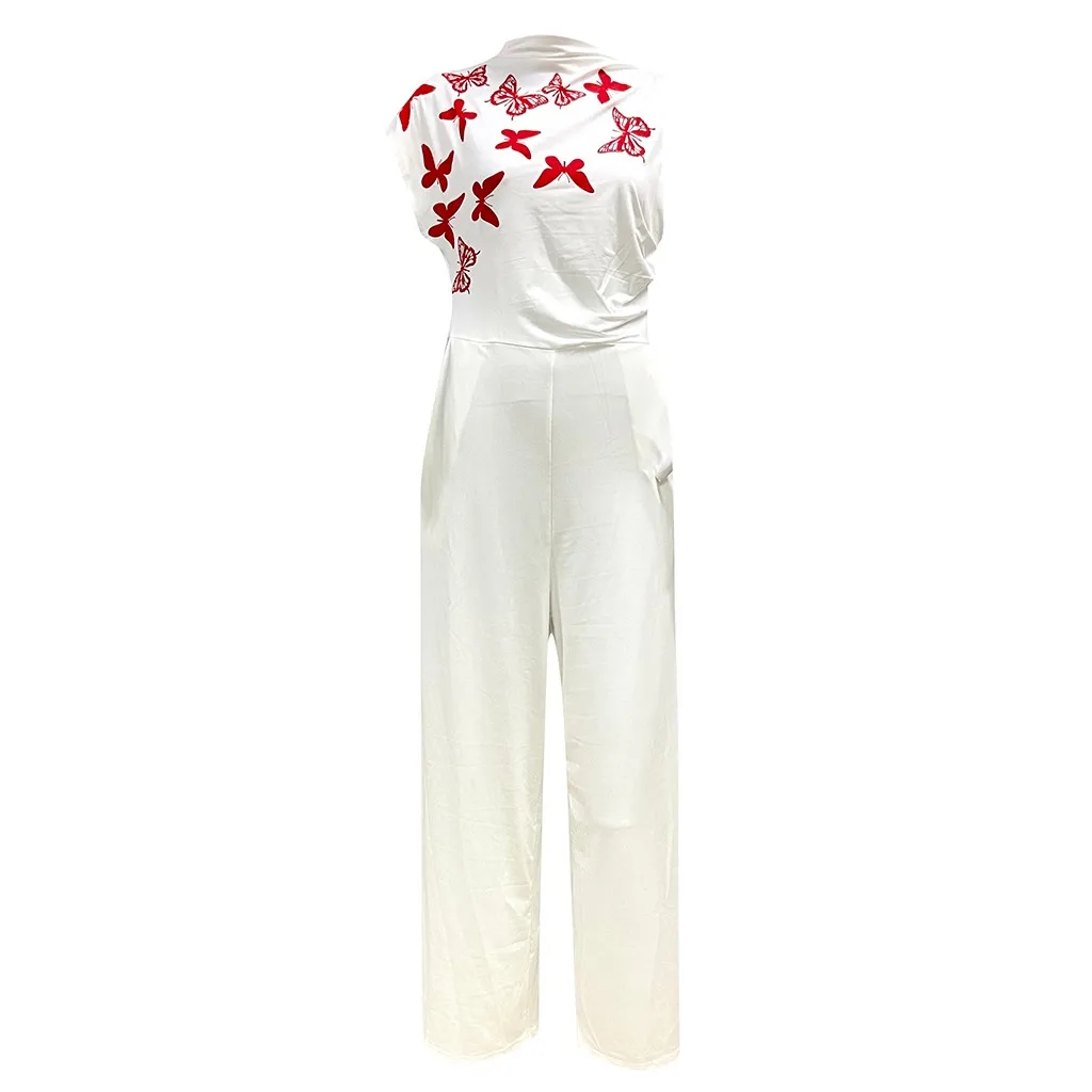Womail jumpsuit women Elegant Print One Shoulder long Playsuit Ladies Romper Loose Overalls Fashion Wide Leg Playsuit Workwear Womail jumpsuit women Elegant Print One Shoulder long Playsuit Ladies Romper Loose Overalls Fashion Wide Leg Playsuit Workwear
