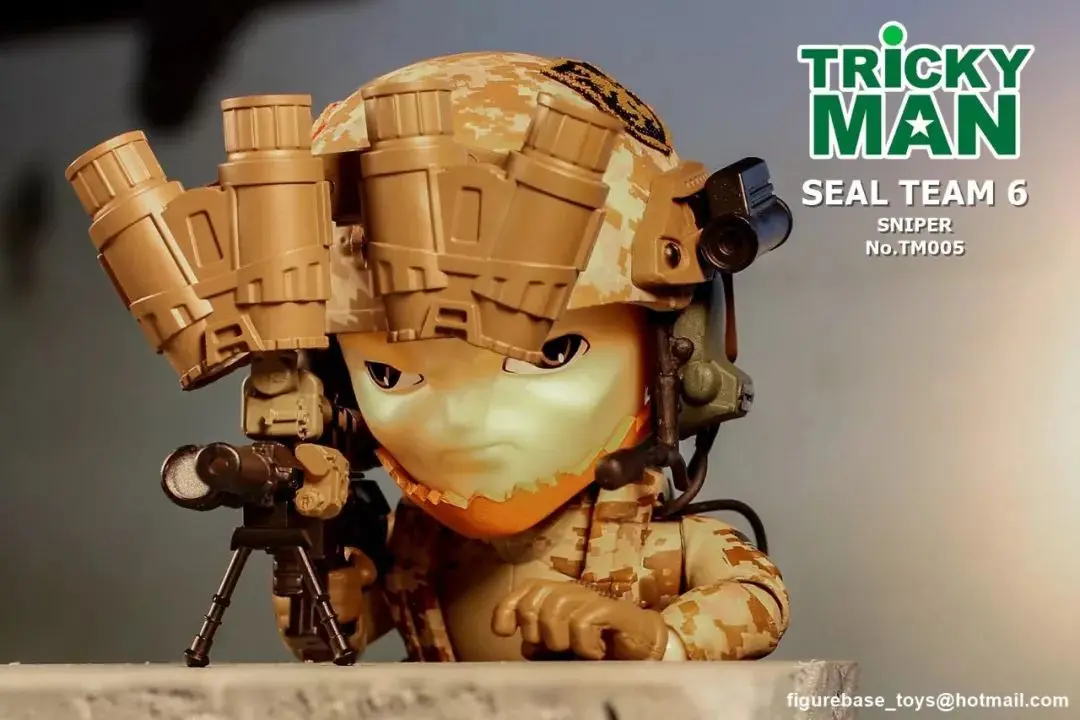 FigureBase TM005 FB 5 дюймов Tricky Man Cute Seal Team 6 Sniper Sharp-shooter фигурка хобби подарок