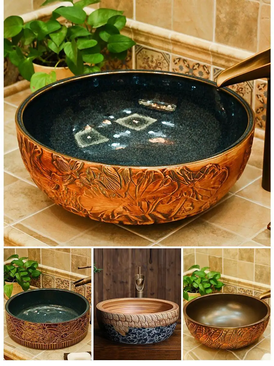 Vanity Para Mano Lavatorio Wastafel Evier Umywalka Nablatowa Da Appoggio Lavabo Salle De Bain Pia Cuba Banheiro Bathroom Sink
