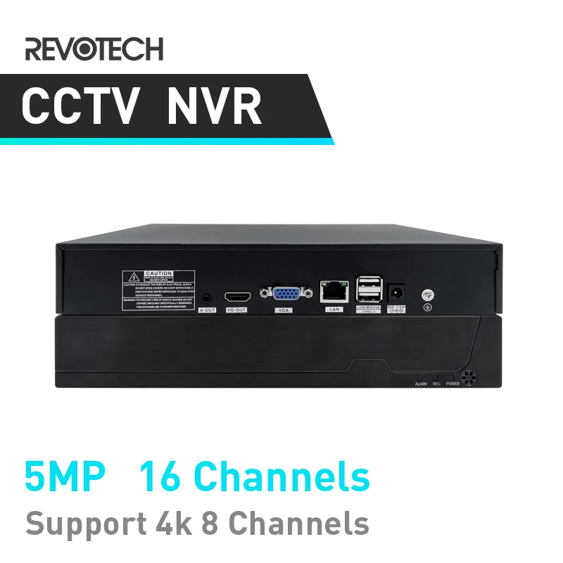 HD 5MP 16 Channel / 4K 8MP 8 Channel NVR H.265 Network Video Recorder for IP Camera