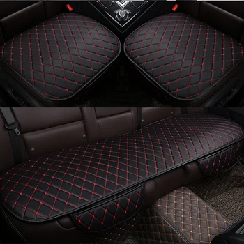 

Car Seat Cover Protector Cushion Pad Mat PU Leather Auto Seat Cover Front Rear Back Seat Four Season Car Interior Accessories