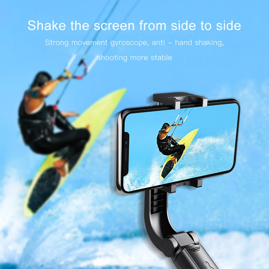 Ручной Стабилизатор 3 в 1 селфи Палка для iPhone 11 pro Max 7 8 Plus X XS MAX Samsung Galaxy