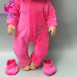 Жакет для куклы для 43 см Одежда для куклы-младенца 17 дюймов bebe куклы пижамный комплект одежда куклы зимняя куртка и брюки девочек