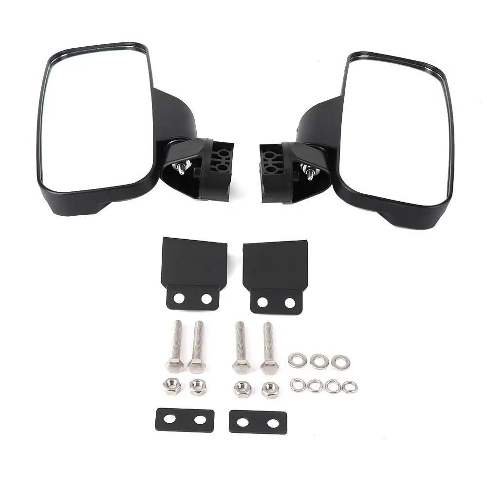 

UTV Side View Mirrors 1.75" for Polaris Ranger 570 900 XP with Lock and Ride Cab System/Heavy Duty Large Size