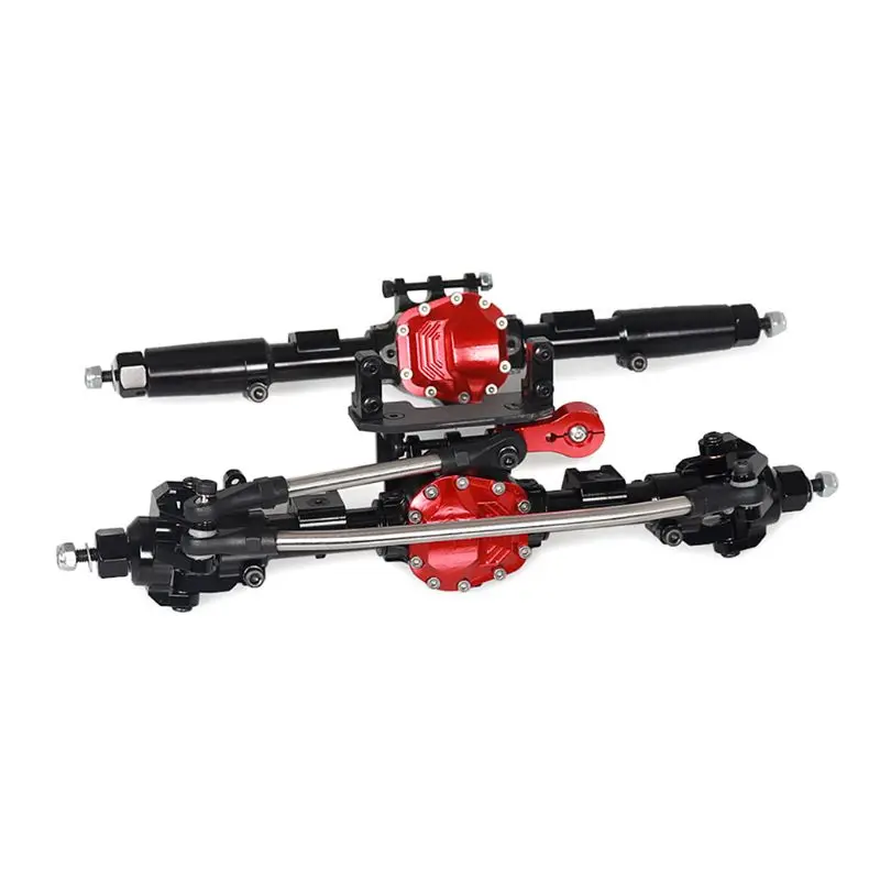 Aluminum Reverse Front and Rear Axle for 1:10 Axial SCX10 RC Model Crawler Car Spare Parts