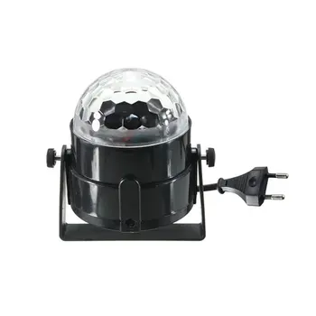 

Voice Control RGB LED Stage Lamps Crystal Magic Ball Sound Control Laser Stage Effect Light Party Disco Club DJ Light Drop Ship