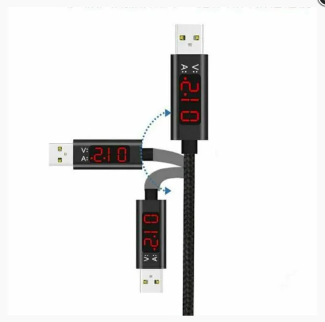 2x USB C кабель, QC 3,0 Schnell Ladespannung und Strom или Geflochten 5 в 1 м