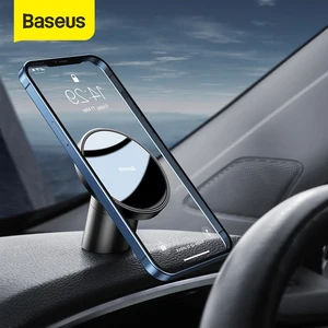 Image 1 - Baseus Magnetic Car Phone Holder 360 Rotation Air Vent Center Consoles Stand For Iphone Apple 12 Mobilephone Mount Auto Support