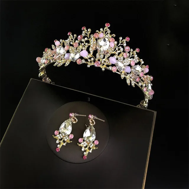 FORSEVEN Luxury Handmade Rhinestone Crystal Crown Tiaras Bridal Headbands Women Wedding Hair Jewelry Accessories JL JS1020