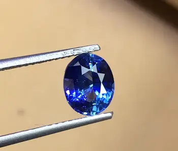 

Q201 Blue Sapphire 1.54ct Natural Unheat Royal Blue Sapphire Myanmar Loose Gemstones Loose Stones for Jewelry Making