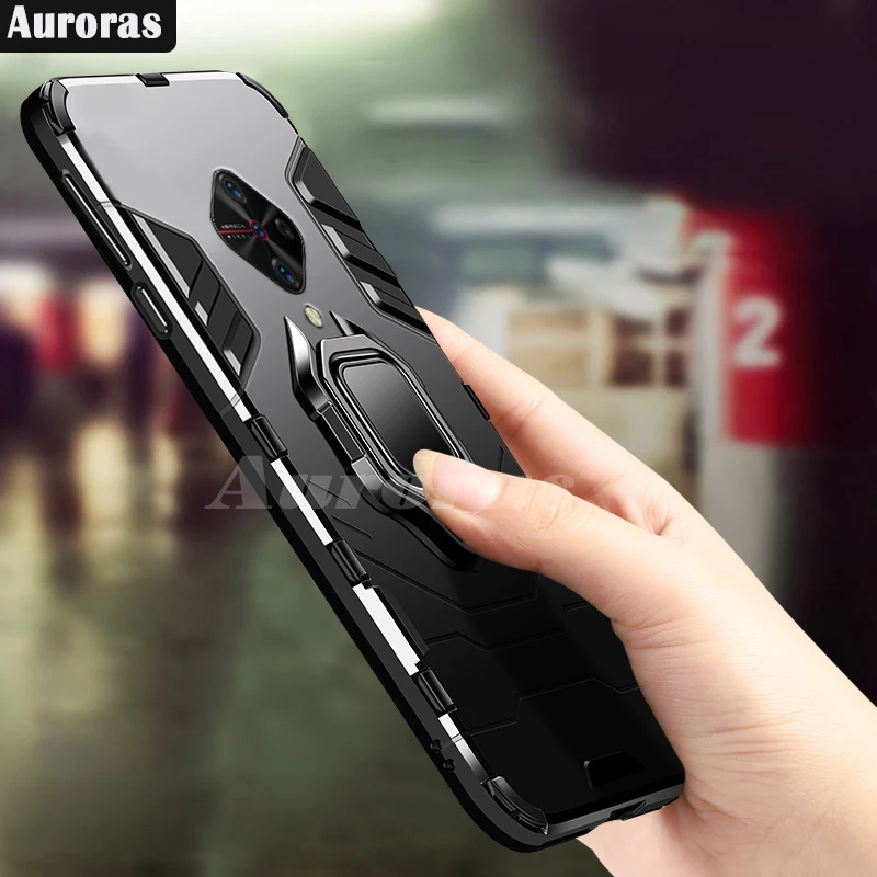 Auroras противоударный защитный чехол для vivo V17 кольцо на палец магнитный держатель чехол для vivo v17 чехол s
