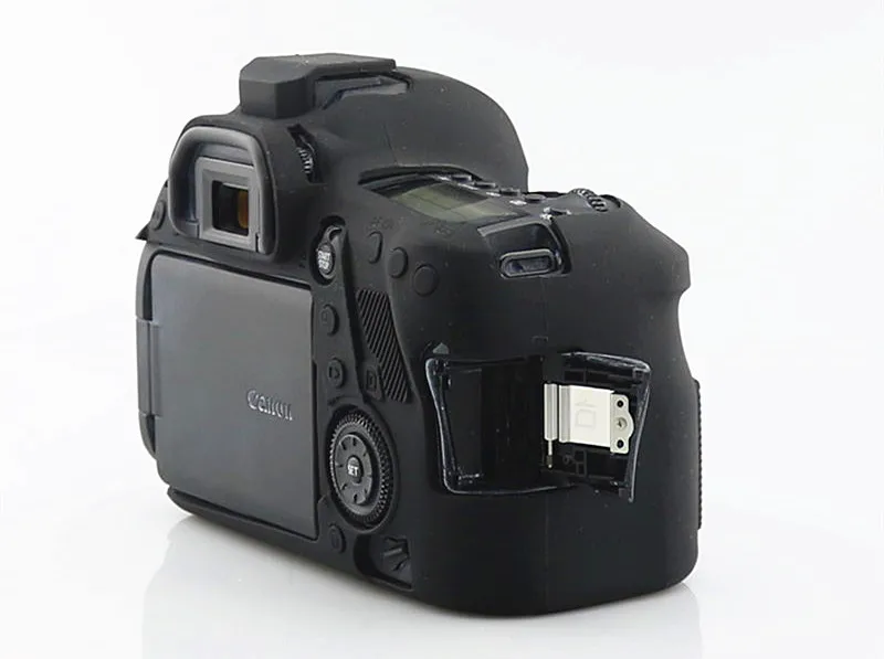 Silicone Armor Skin Case DSLR Camera Bag Cover for Canon EOS R5 R6 M50 90D 70D 800D 1300D 5DII 5D2 6D2 5D 6D Mark II T7i T6 T8i camera case