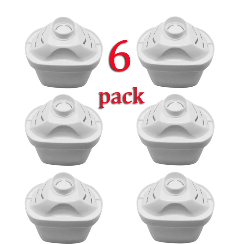 

6 pack Household Filters Purify Kettle Activated Carbon Water Filters Cartridge Healthy Clean Device For Water Pitcher ion
