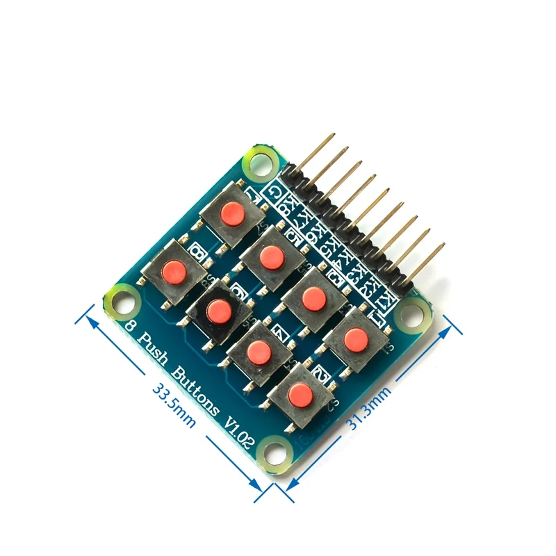 2x4 клавиатура 4x2 8 кнопок матричная кнопка для Arduino AVR PIC 2*4 Модуль | Электроника