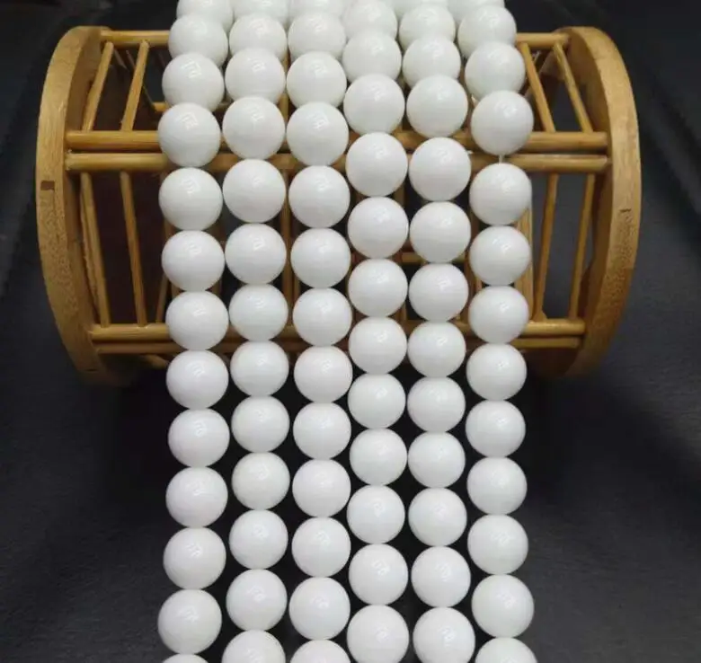 Wholesale of semi-finished porcelain white stone loose beads | Украшения и аксессуары