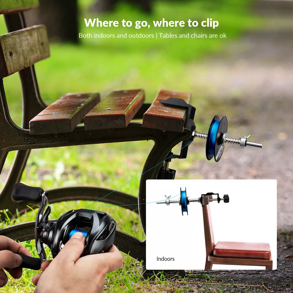 Avvolgilenza Portatile Per Mulinelli Da Pesca - Regolabile E Leggero - Foto 7