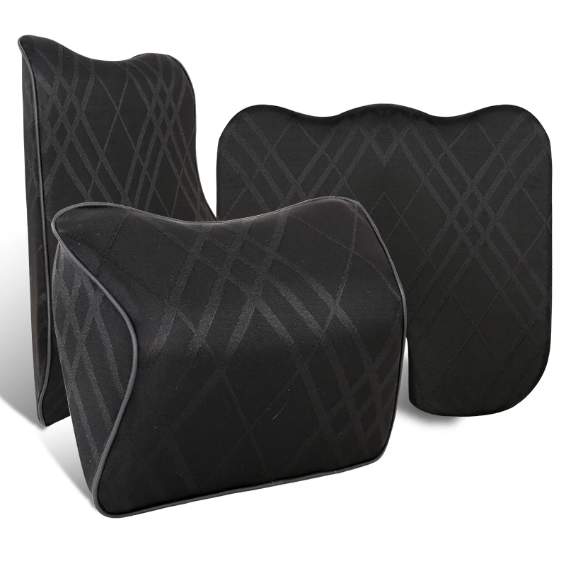 Car memory cotton headrest neck pillow waist pillow Hand Sew Car For Kia Forte 2009- Soul 2010-2013 Rio 2009-2011 - Цвет: Оранжевый