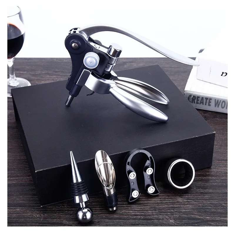 

Wine Bottle Opener Set Bar Set Rabbit Wine Opener Bottle Opener in Gift Box