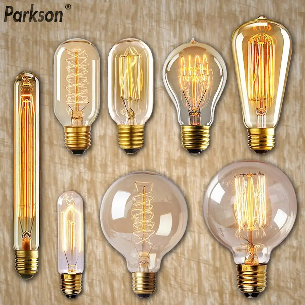 

Dimmable Retro Edison Bulb E27 40W 110V 220V Vintage Pendant light Bulb ampoule incandescent lamp For Home Decor lamp Lampada