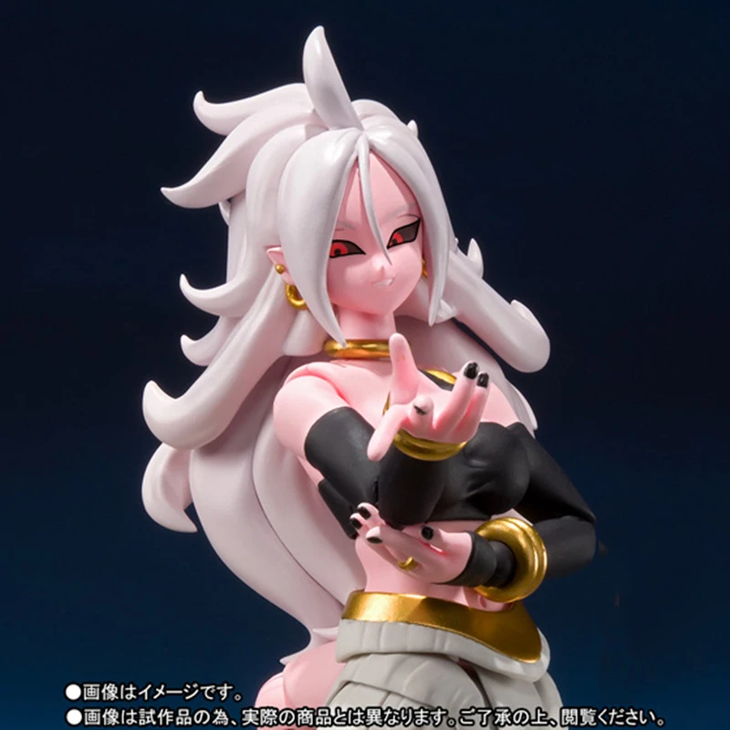 BANDAI Аниме Драконий жемчуг Android 21 Jinzoningen Nijuichi-Go СВЧ игрушки Фигурки Модель украшения Рождественский подарок