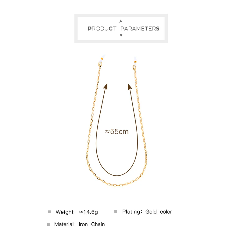 Sunglasses Chains For Women Gold Silver Color Various Shapes Basic Metal Fashion Accessories Wholesale 2 H90fcde71e69a42ba9c73511125378090Z