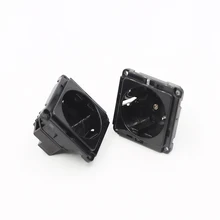2 шт. HIFI гнездо Schuko AC 250 В 16A разъем питания розетка европейского стандарта Jack