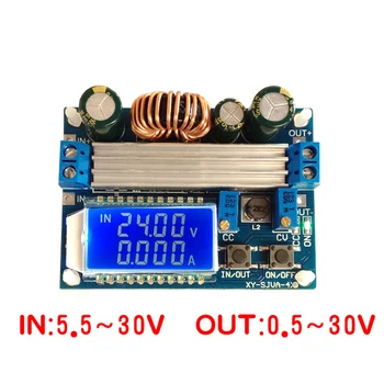 

Digital Practical Power Supply Module Step Up And Down LCD Protection Electric Parts Efficiency Voltage Regulator Adjustable