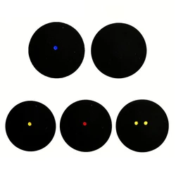 2pcs/lot Squash Ball  Blue Red Yellow Low Speed Sports Rubber Balls Black For Professional Player Training 4mm