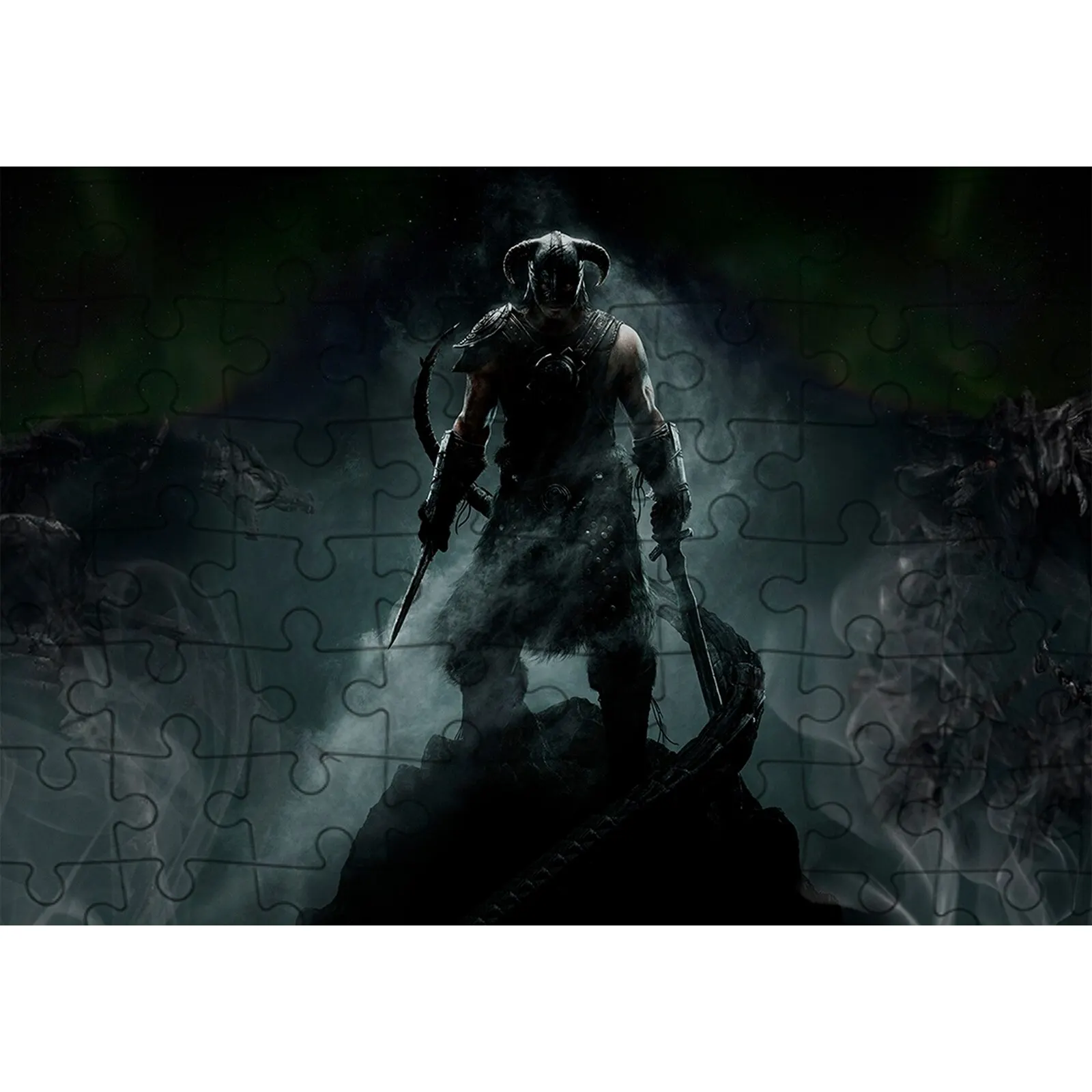 Пазл головоломка Картонный 29x20 см Skyrim - 349 | Игрушки и хобби