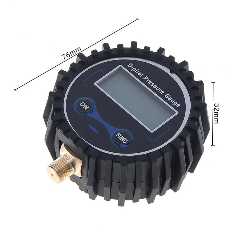 Пневматическая колея PSI 200PSI 995KPA Грузовик Мотоцикл метр тестер цифровой