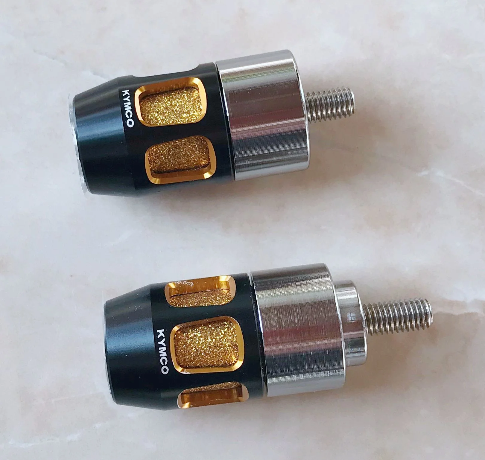 Modifica Spina Manubrio Terminale Bilanciamento Moto Per Kymco Xciting 250 300 Cristallo Swarovski